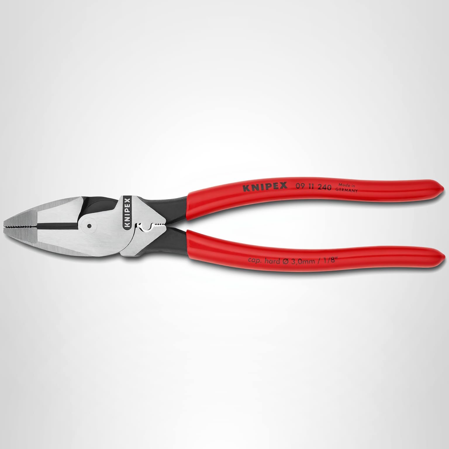 KNIPEX 09 11 240 High Leverage Lineman New England with Tape KNIPEX 09 11 240 High Leverage Lineman New England with Tape